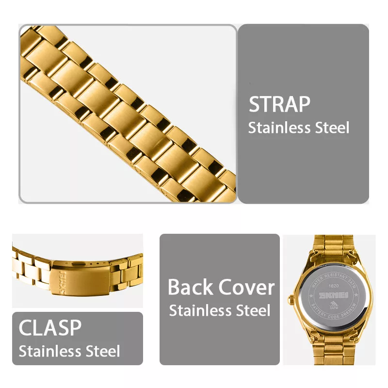 ساعت مچی عقربه ای زنانه اسکمی مدل 1620