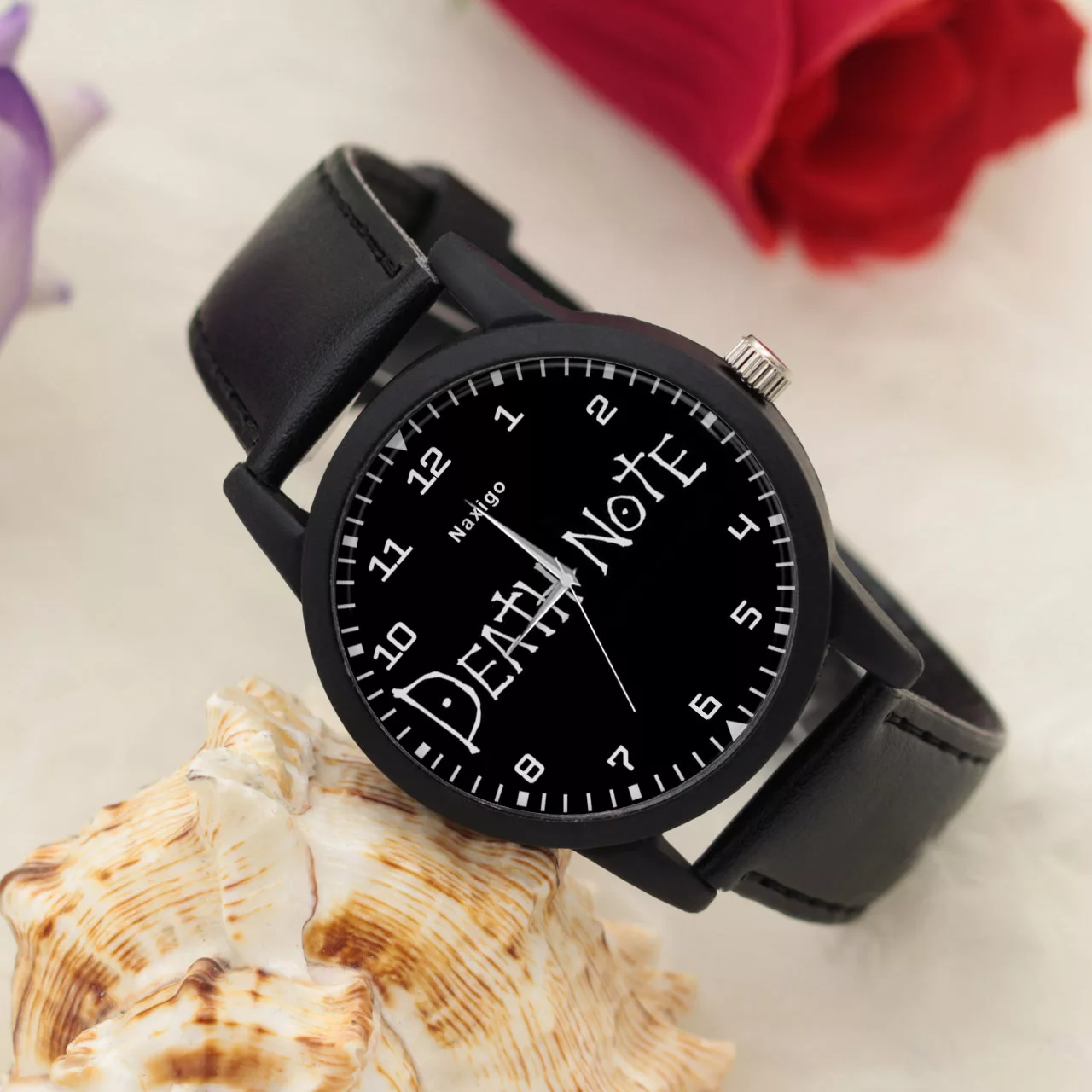 ساعت مچی عقربه ای ناکسیگو مدل انیمه Death Note کد LF6791
