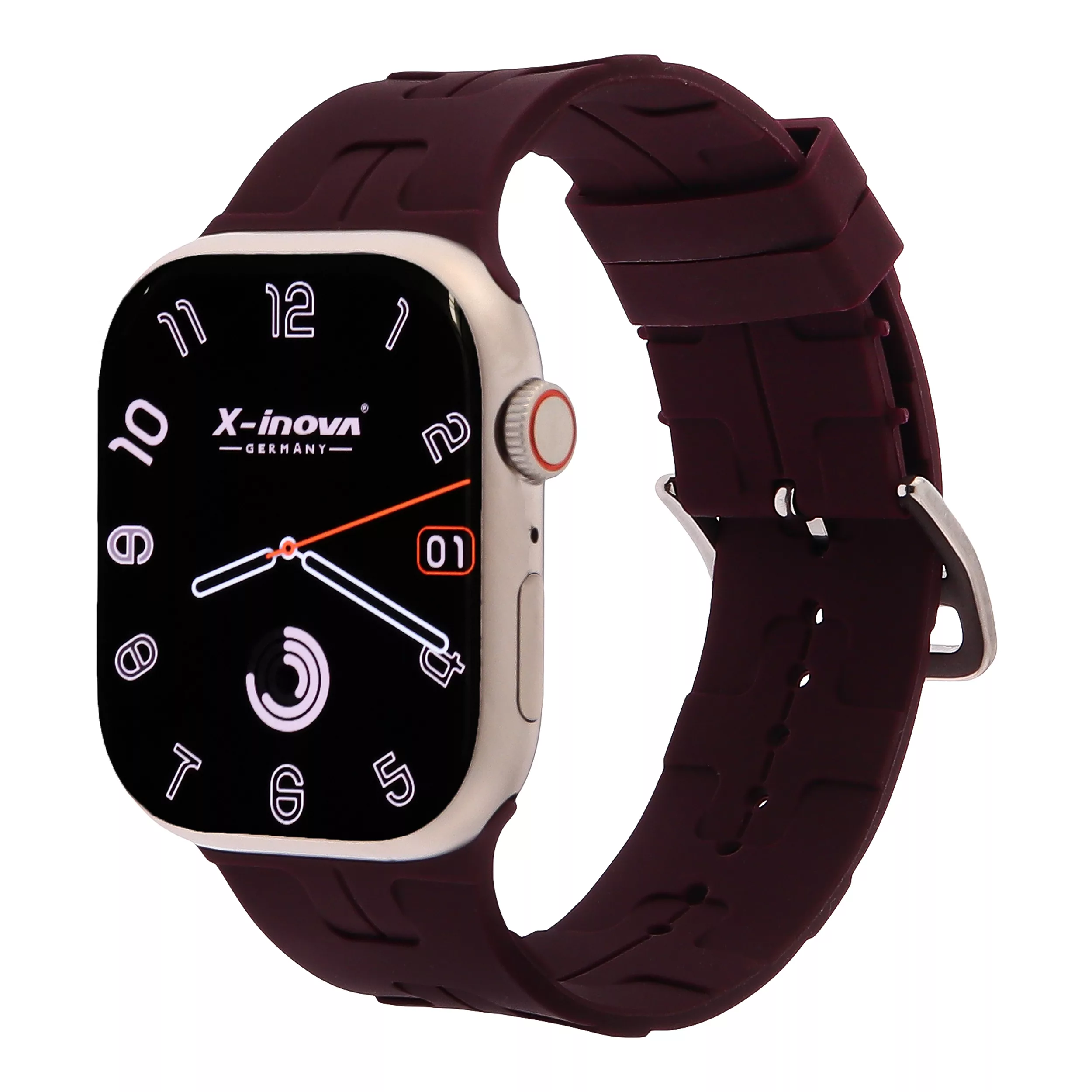 ساعت هوشمند ۴۴ میلی‌متری ایکس اینووا مدل HK98 Pro Plus بند سیلیکونی