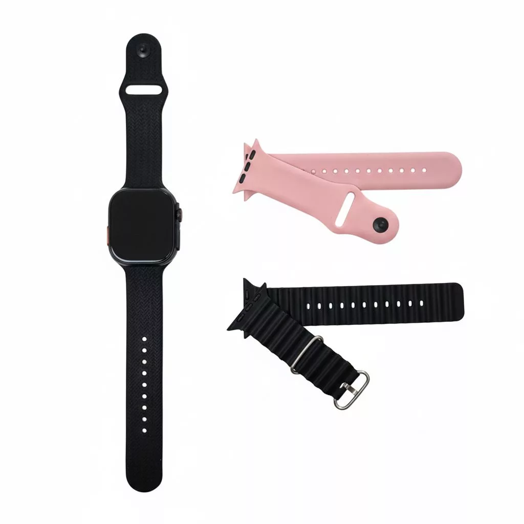 ساعت هوشمند 41 میلی متری ککیو ویر مدل ULTRA 3 mini با بند سیلیکونی