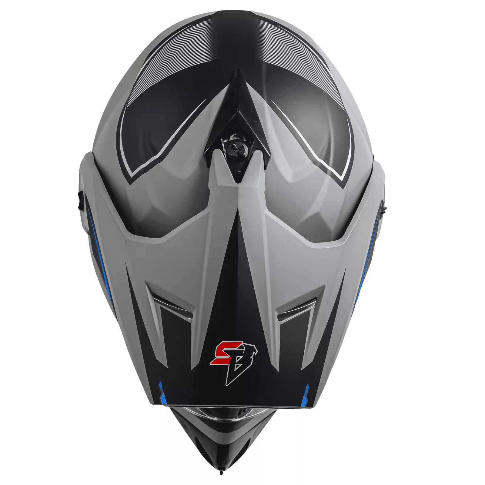 کلاه کاسکت چانه‌دار استیل برد مدل RACER TBlue