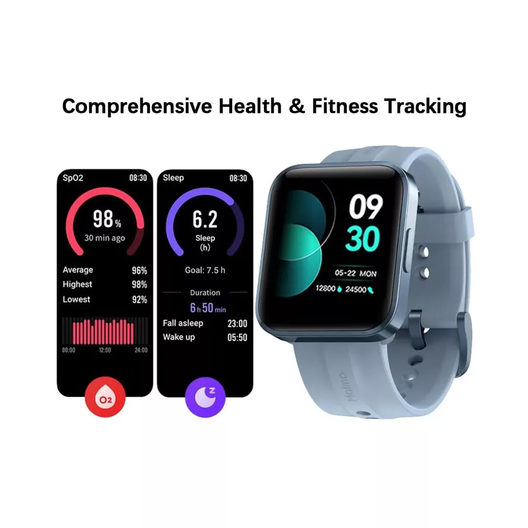 ساعت هوشمند 40.5 میلی متری مایمو مدل Flow WT2106 با بند سیلیکونی