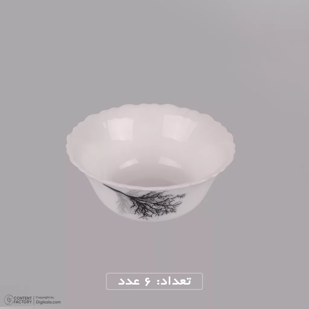 سرویس غذاخوری 25 پارچه 6 نفره گلدن اوپال مدل تمپر شادو