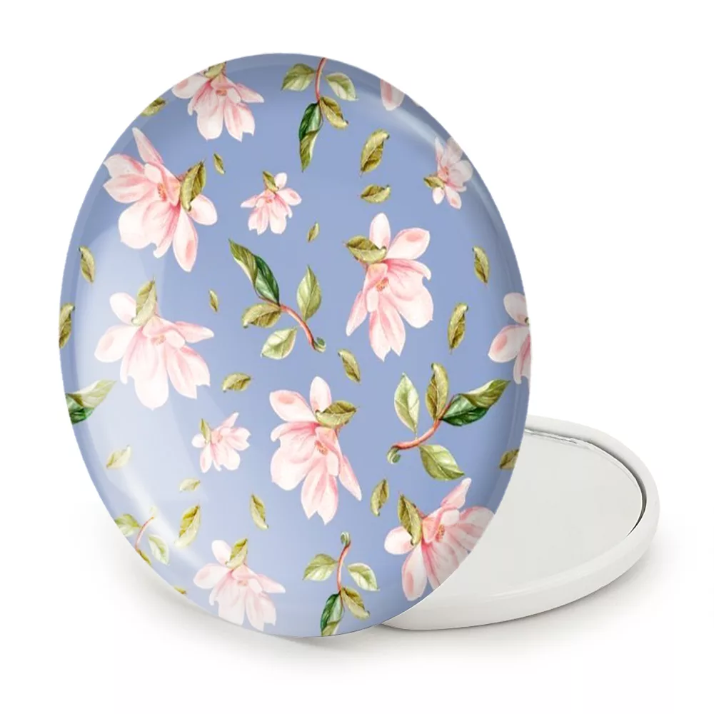 آینه جیبی خندالو طرح گل گلی مدل تاشو کد 29021