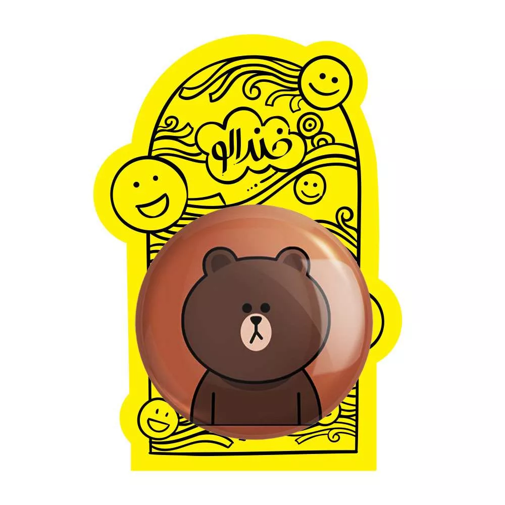 آینه جیبی خندالو مدل خرس  کد 5956