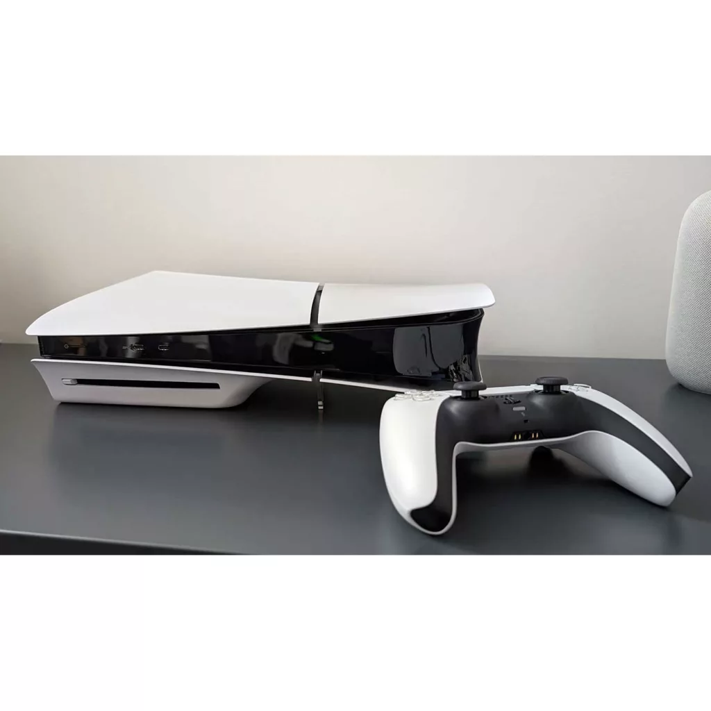 کنسول بازی سونی مدل PlayStation 5 Slim ظرفیت یک ترابایت ریجن 2016A اروپا به همراه دسته اضافی و پایه شارژر