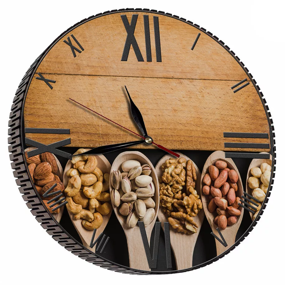 ساعت دیواری مدل آجیل