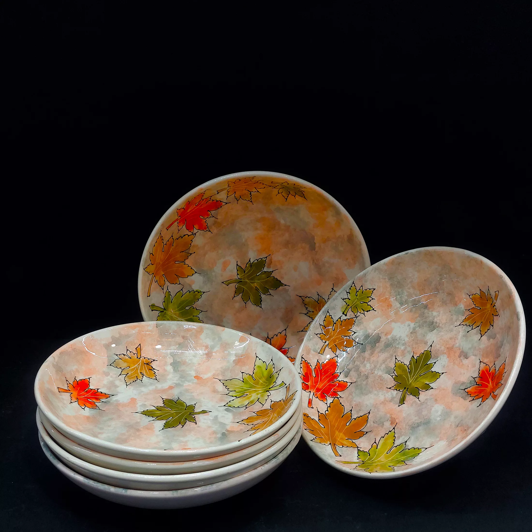 سرویس غذا خوری 18 پارچه مدل پاییزی