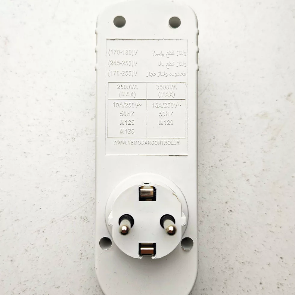 محافظ ولتاژ نمودار کنترل مدل دیجیتال سورنا 2+ M129