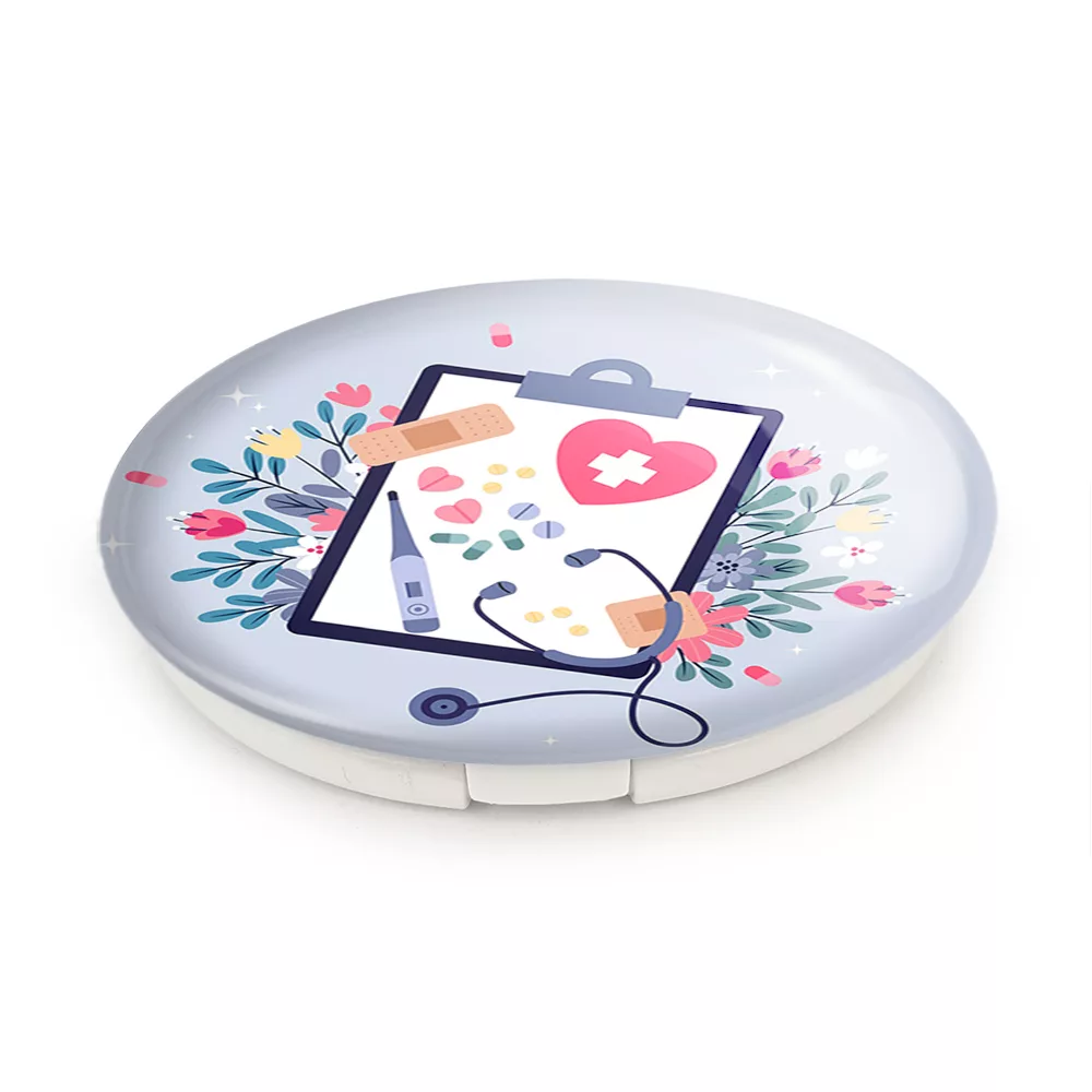 آینه جیبی خندالو طرح پزشک و پرستار مدل تاشو کد 31030