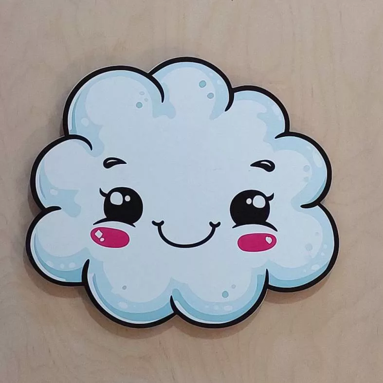 چراغ خواب اتاق کودک مدل ابر LU076