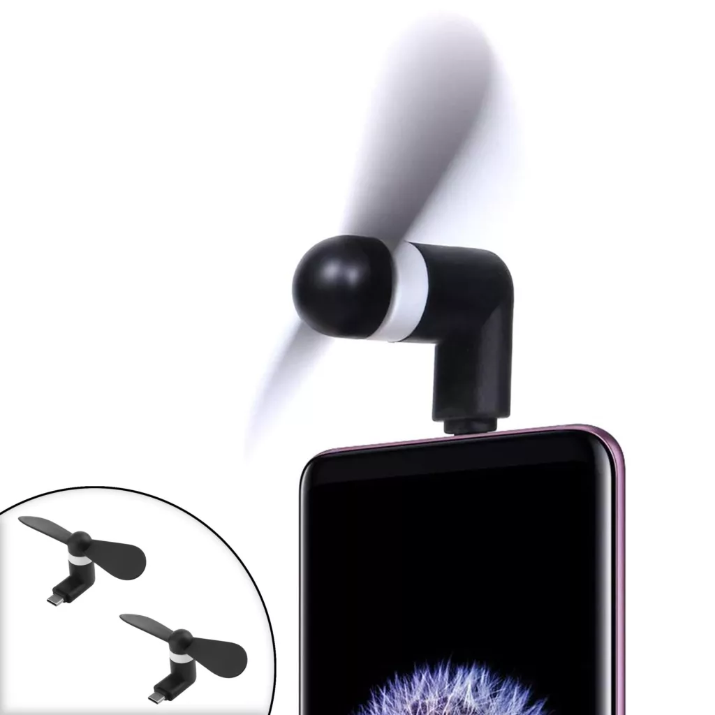 پنکه USB مدل USB-C بسته دو عددی