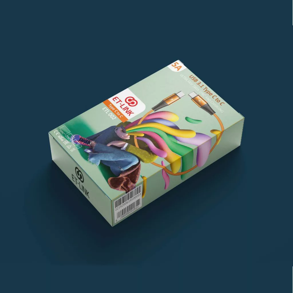 کابل USB-C ایتی لینک مدل ETL-002 طول 1 متر