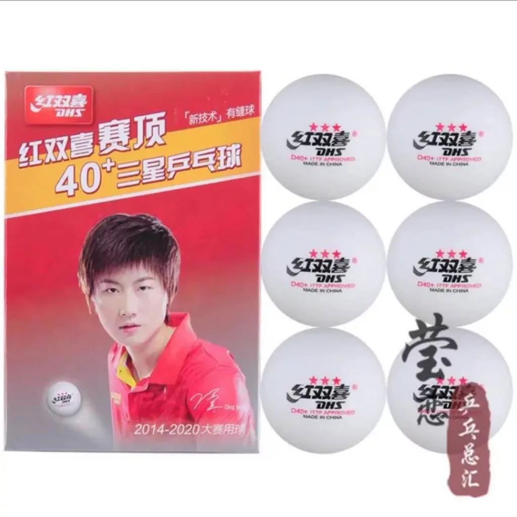 توپ پینگ پنگ دی اچ اس مدل D40 بسته 6 عددی