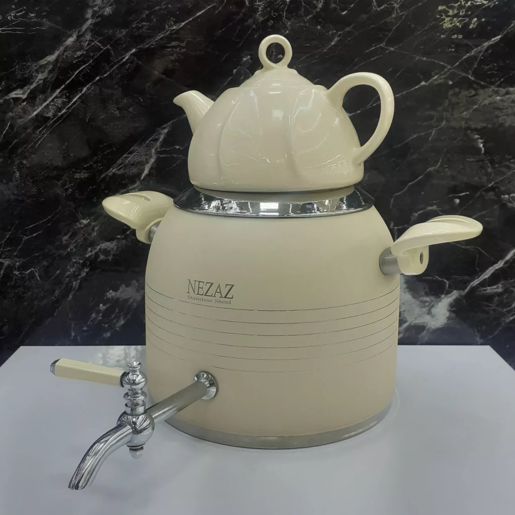 ست کتری و قوری نزاز مدل قالب ترک