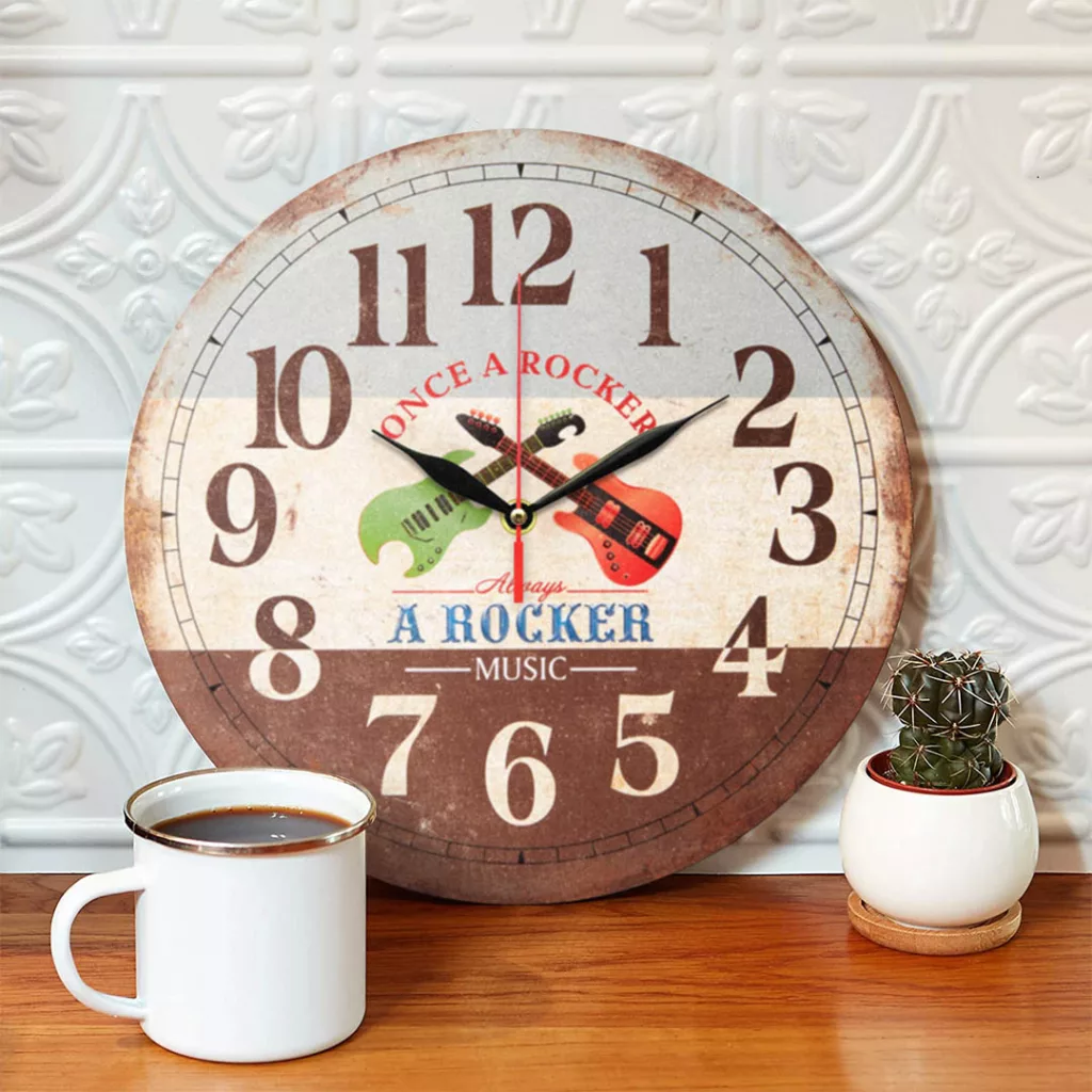 ساعت دیواری طرح گیتار کد 1155