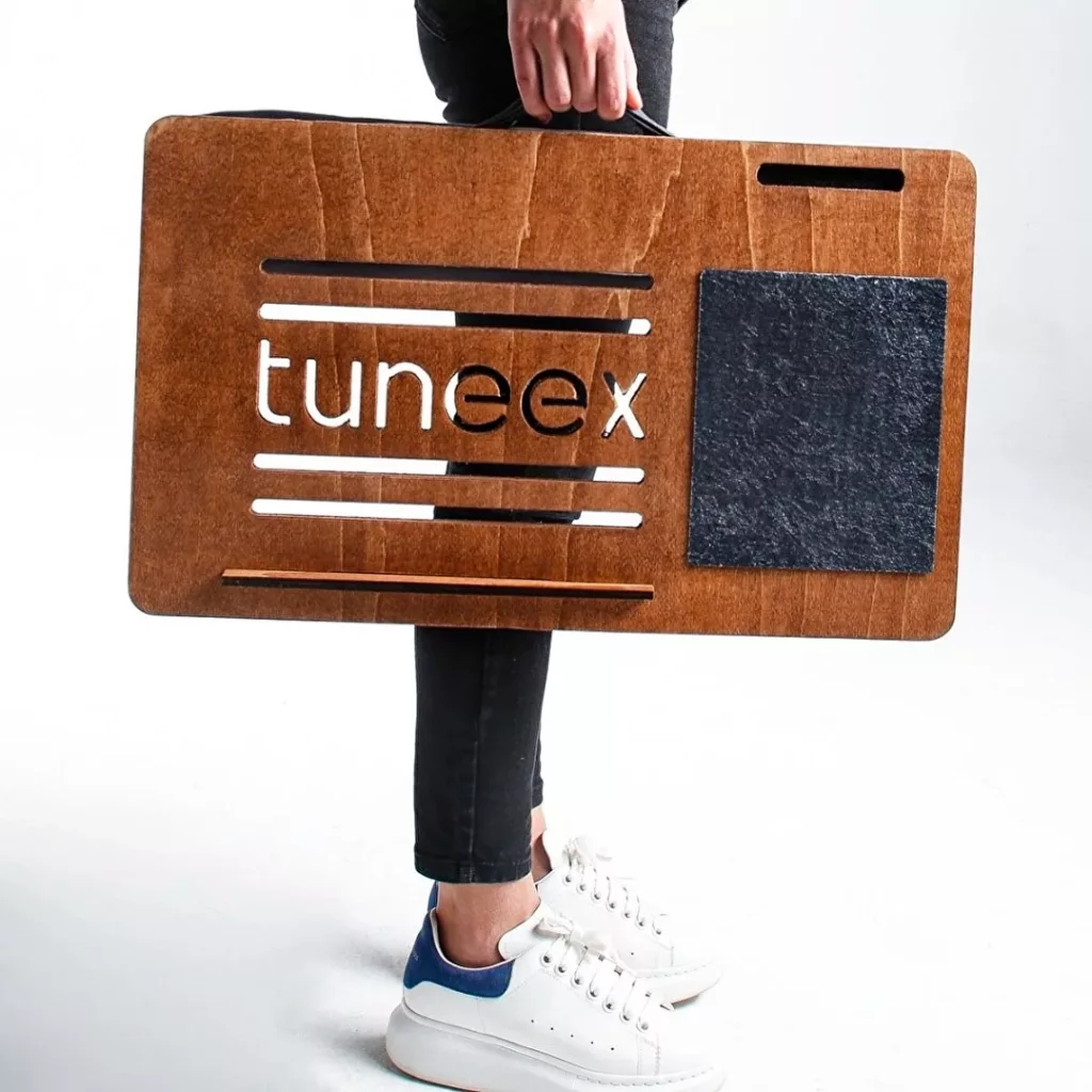 پایه نگهدارنده لپ تاپ مدل چوبی tuneex
