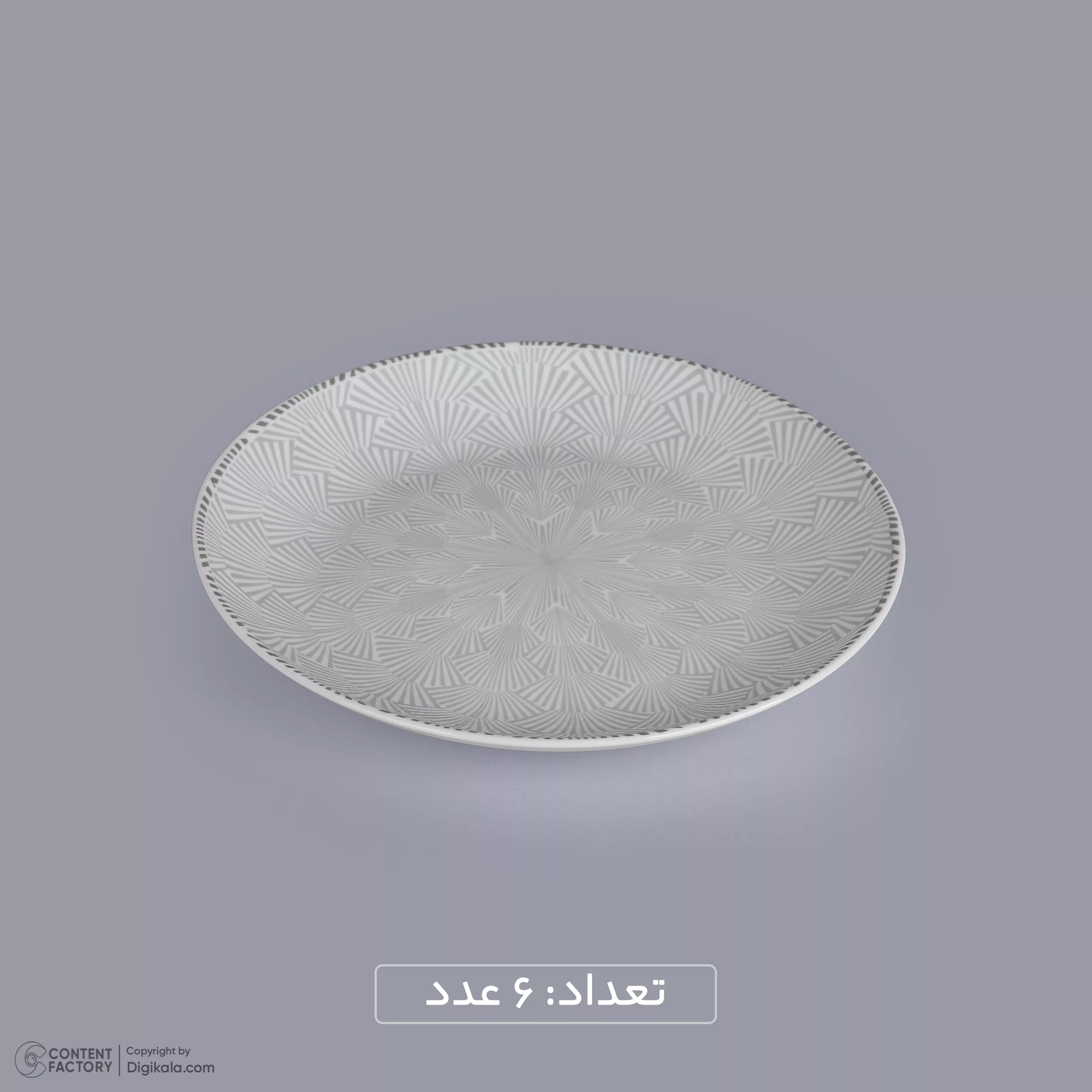 سرویس غذاخوری 26 پارچه 6 نفره گلدن اوپال مدل دیوالی طرح آنجل