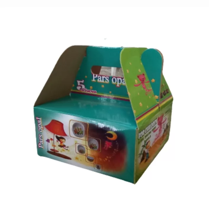 سرویس غذاخوری 5 پارچه کودک پارس اپال طرح باب اسفنجی کد 752