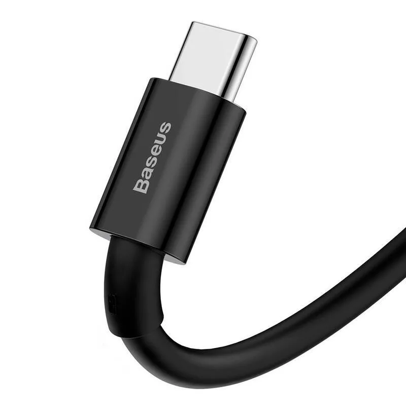 کابل تبدیل USB به USB-C باسئوس مدل Superior Series CATYS-A 6A 66W طول 2 متر
