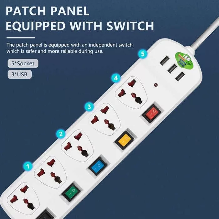 چندراهی برق مدل BEST-3USB