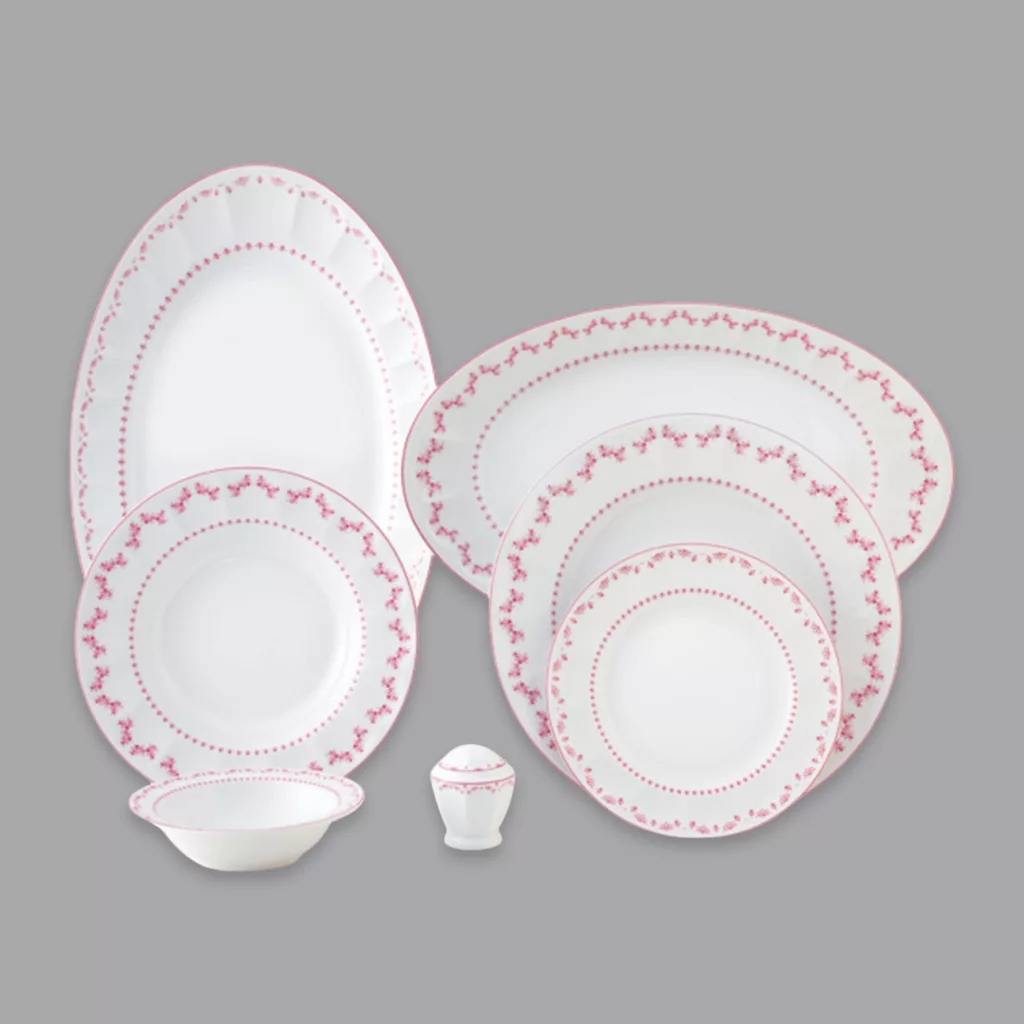 سرویس غذاخوری 29 پارچه 6 نفر چینی زرین ایران مدل فرانسیس سری نئوکلاسیک درجه یک