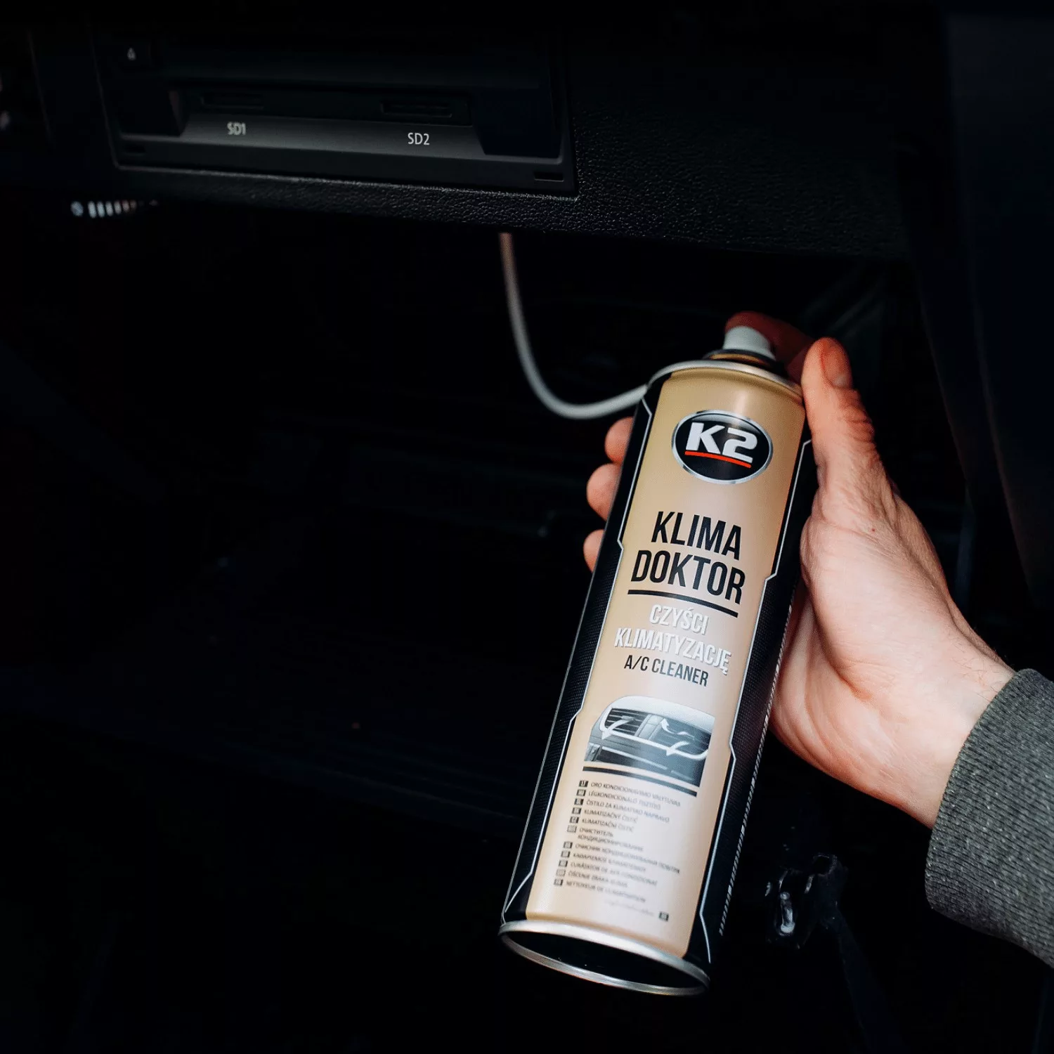 فوم تمیزکننده و ضدعفونی‌کننده سیستم کولر خودرو کی‌تو مدل کلیما داکتر حجم 500 میلی‌لیتر