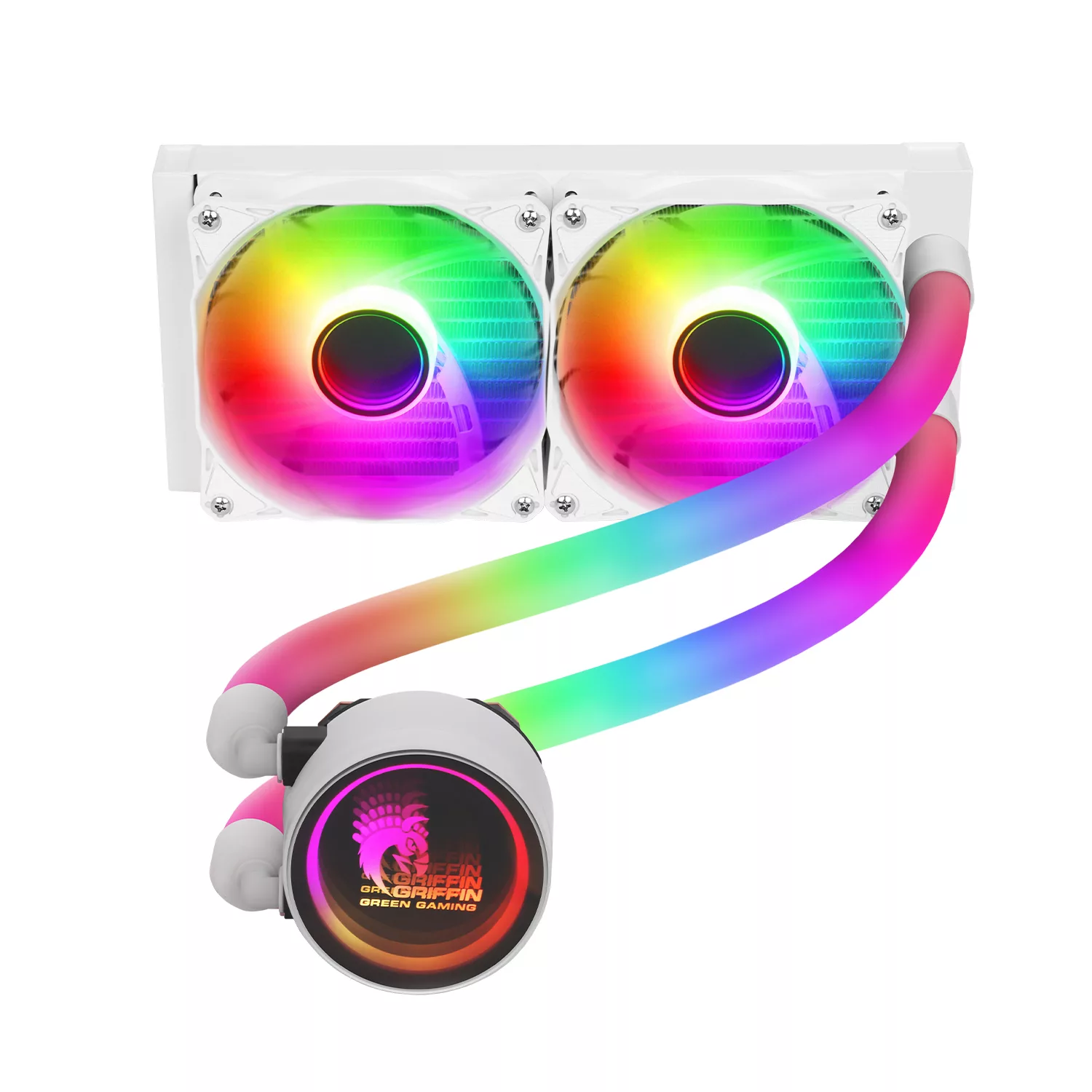 سیستم خنک کننده آبی گرین مدل GLACIER 240 STREAM-ARGB