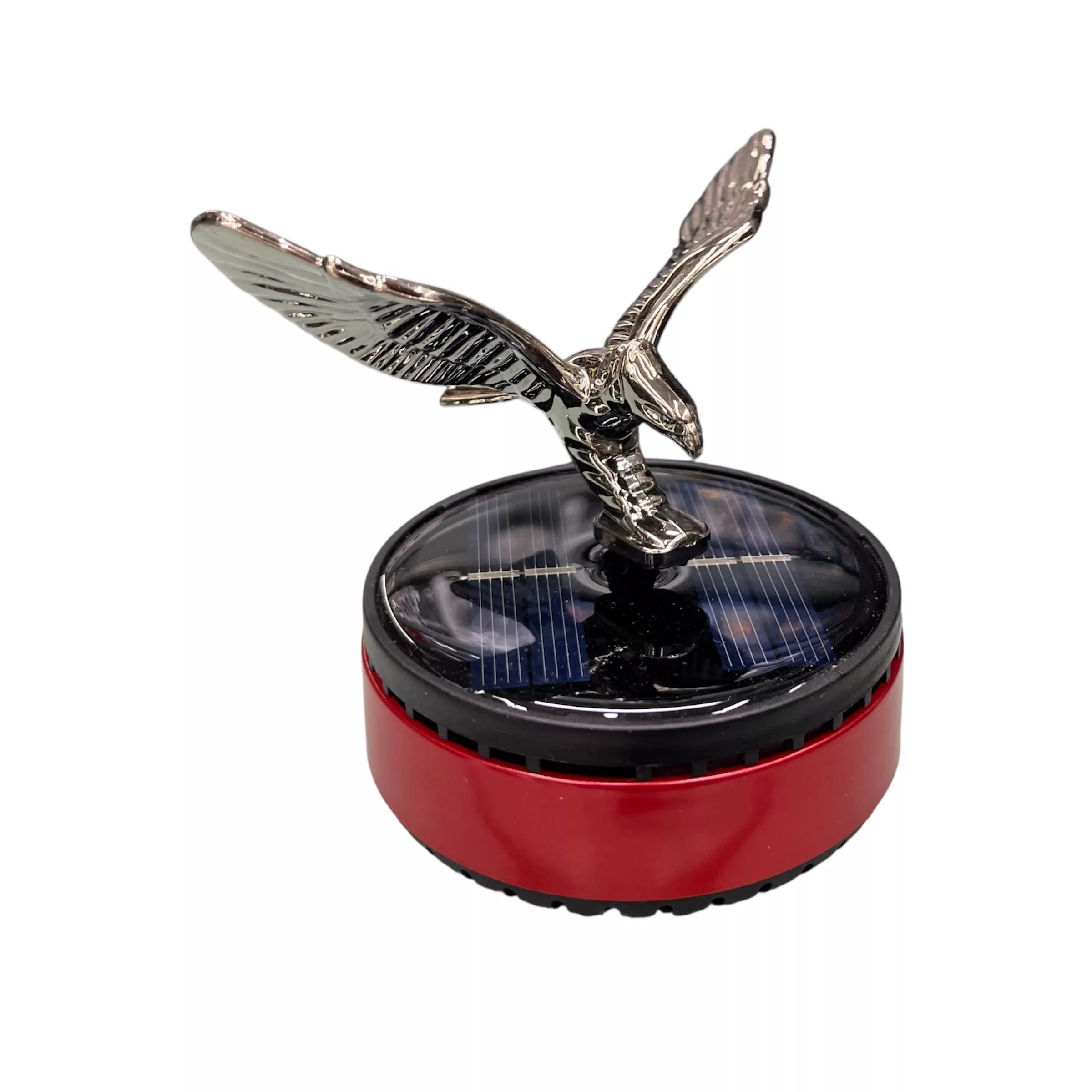 خوشبوکننده  رو داشبوردی خودرو مدل سولار خورشیدی چرخشی طرح پرنده کد RD