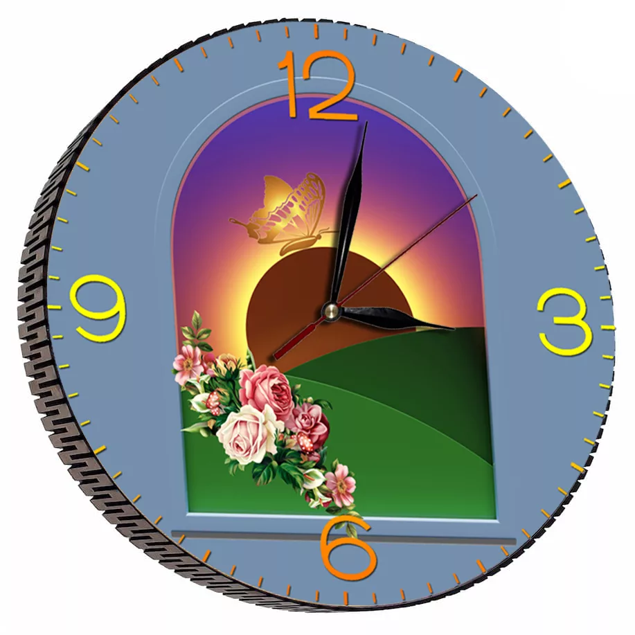 ساعت دیواری مدل طلوع