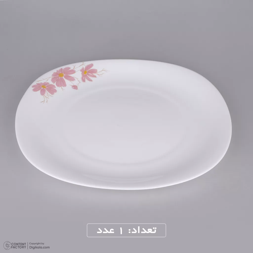 سرویس غذاخوری گلدن اوپال 25 پارچه مدل شقایق کد Carine