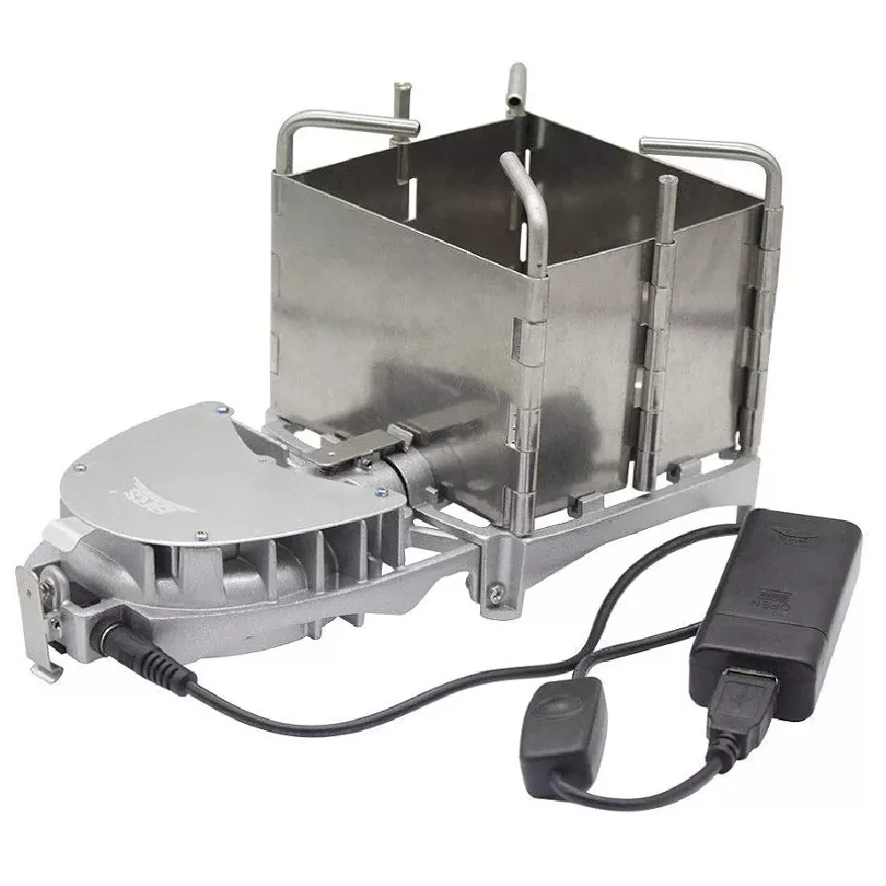 اجاق سفری بی آر اس مدل هیزمی فن دار کد S-116