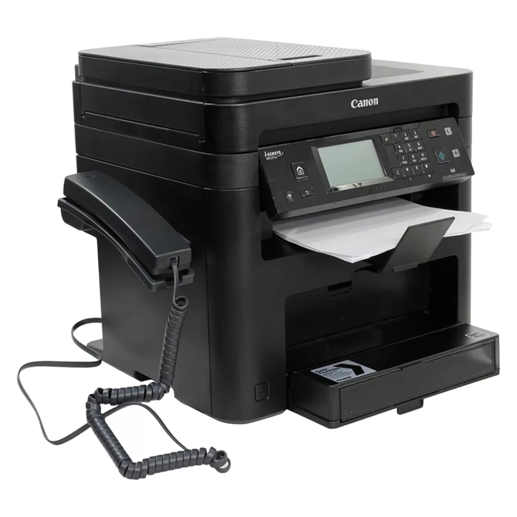 پرینتر چندکاره لیزری کانن مدل i-Sensys MF237w با گوشی اورجینال