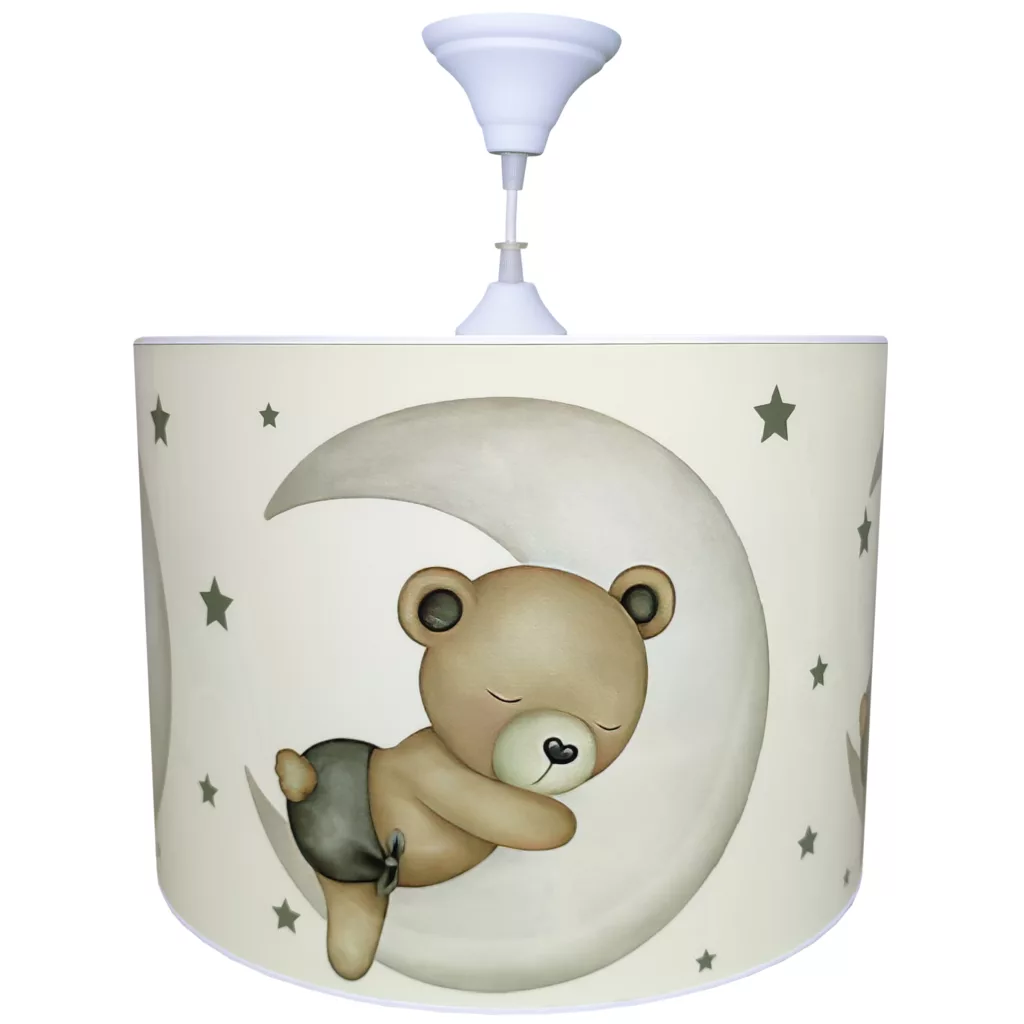 لوستر کودک مدل خرس و ماه و ستاره