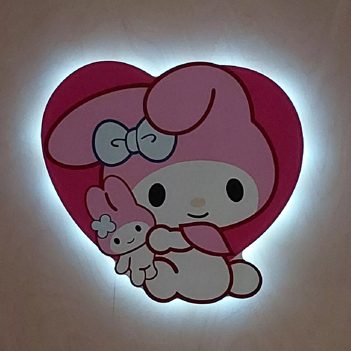 چراغ خواب اتاق کودک مدل نور مخفی لاکچری عروسک ملودی 40 سانت LU097