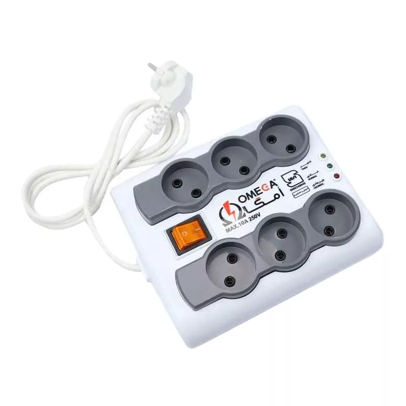 محافظ ولتاژ امگا مدل 6 خانه کلید دار P6000