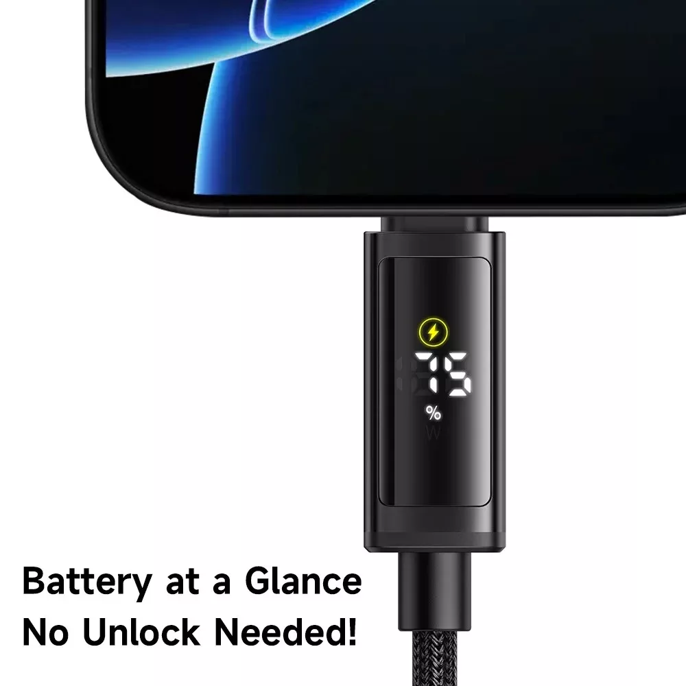 کابل USB-C مک دودو مدل Dual LED Displays 100W طول 1.2 متر