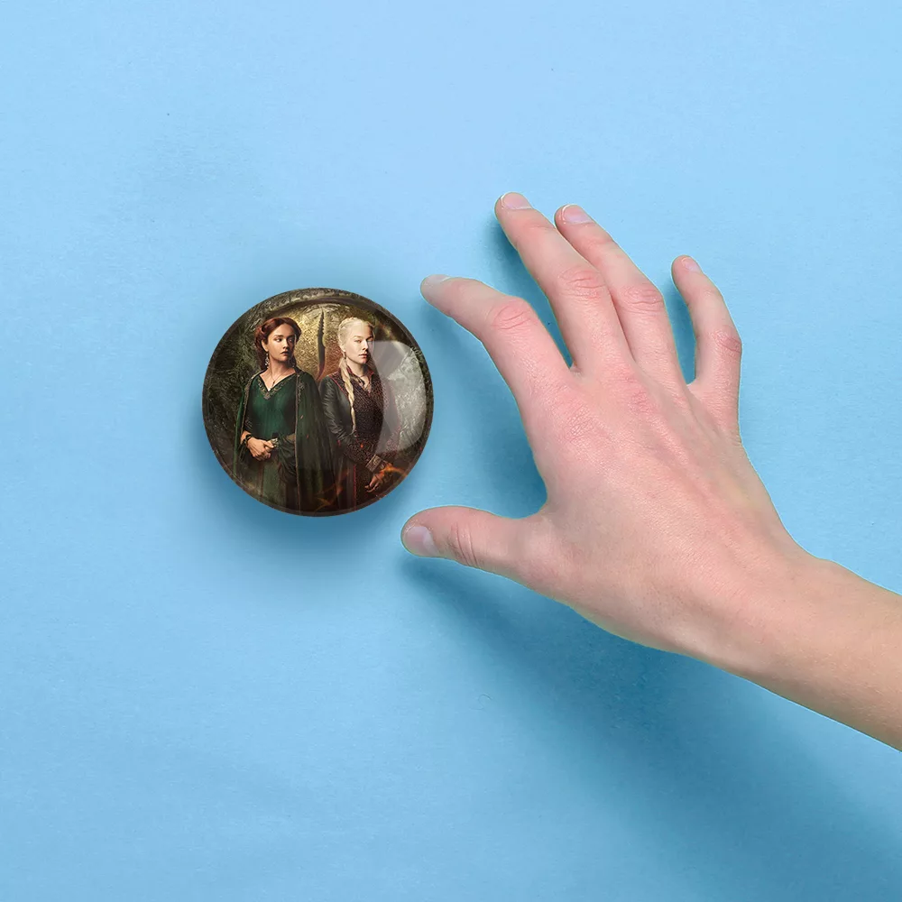 آینه جیبی خندالو مدل آلیسنت و رینیرا سریال خاندان اژدهایان House of dragon کد 28512