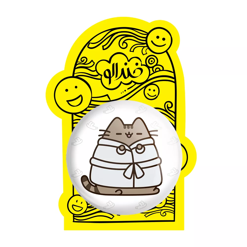 آینه جیبی خندالو مدل پوشین گربه بامزه کد 26595