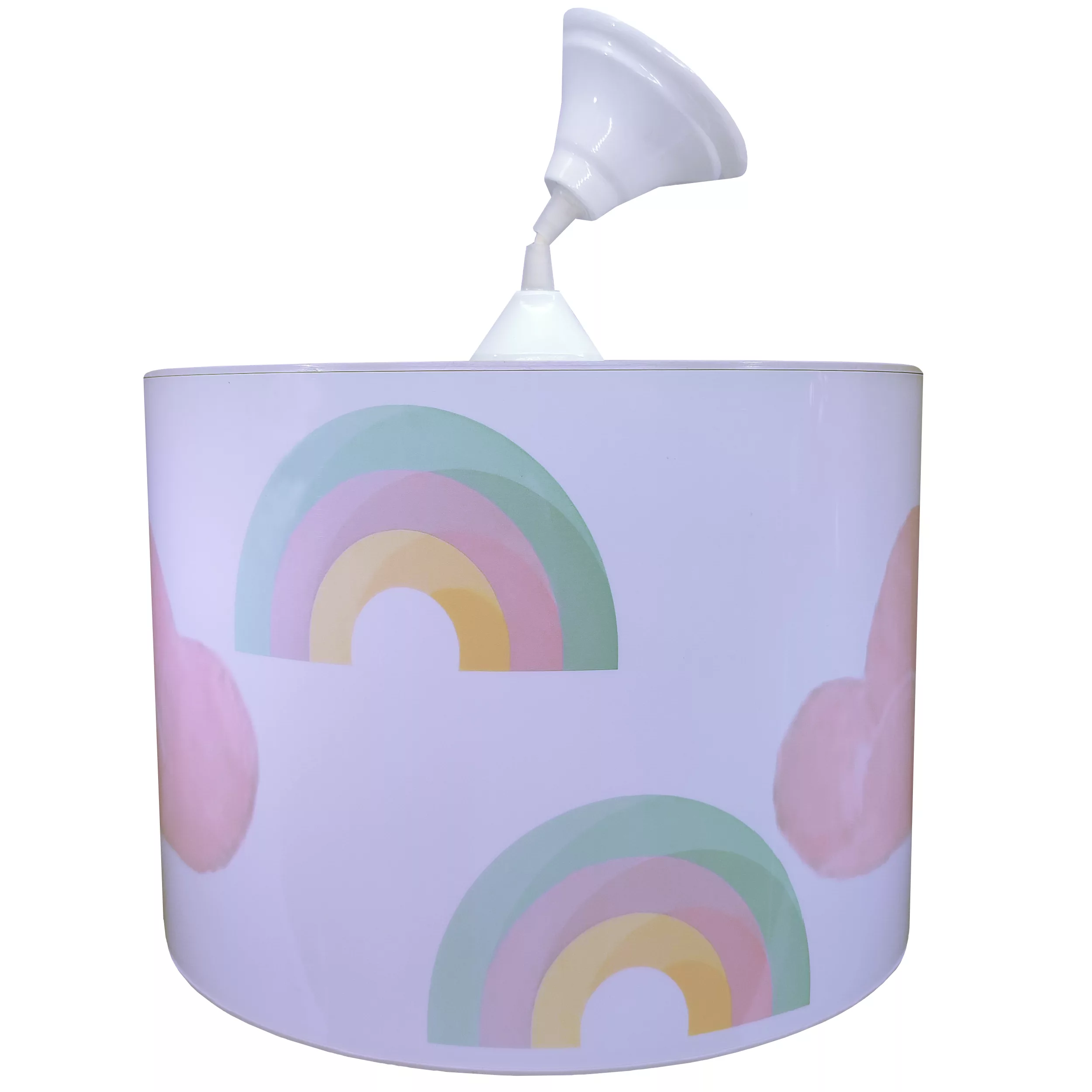 لوستر کودک مدل رنگین کمان و ابر