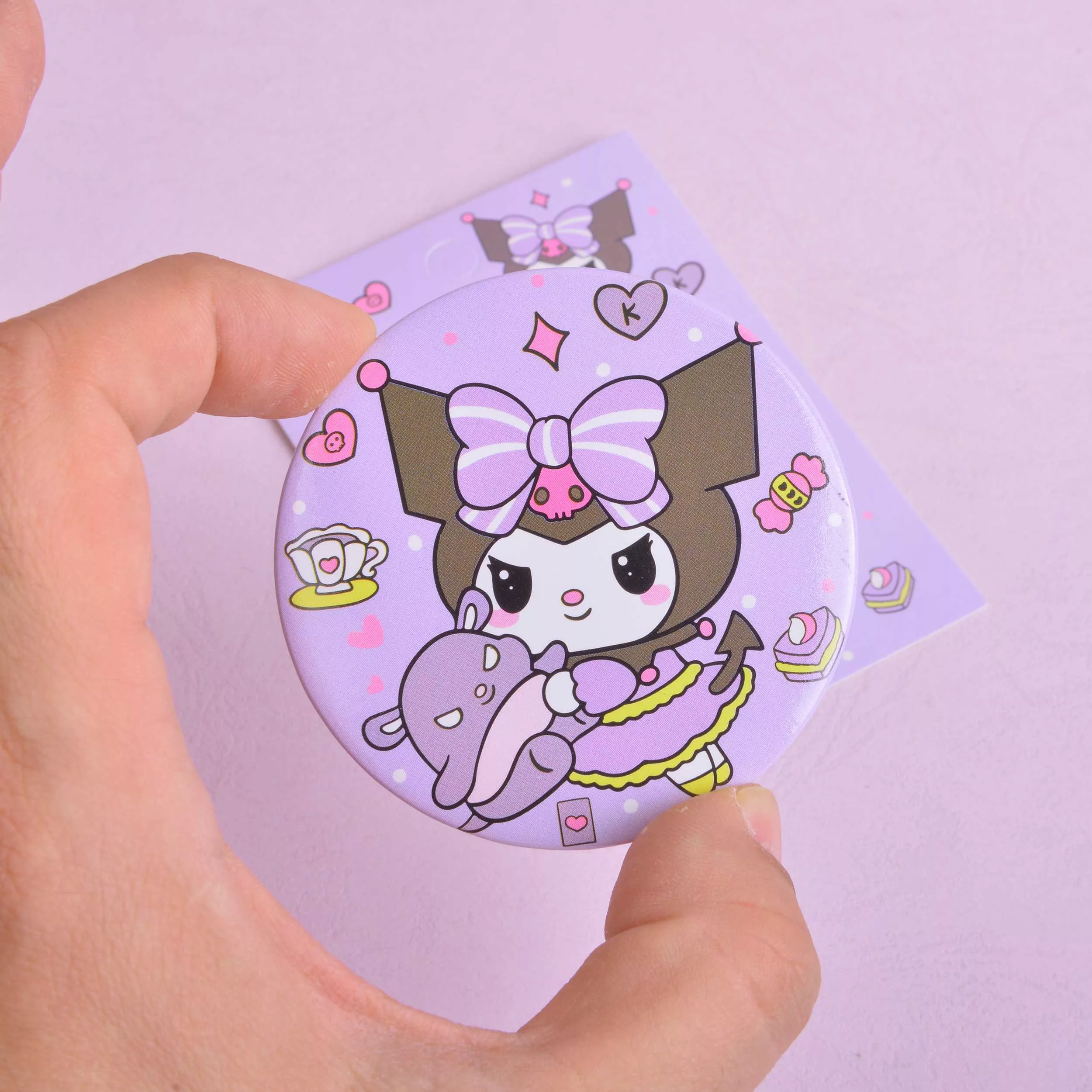 آینه جیبی مدل کرومی