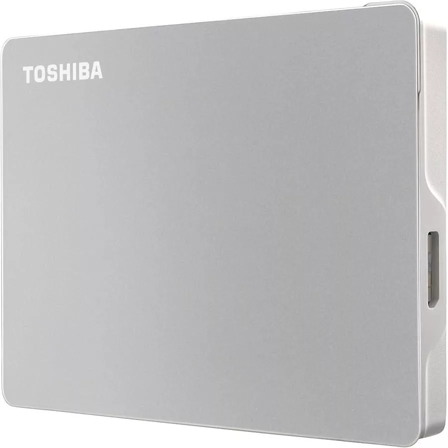 هارد اکسترنال توشیبا مدل Canvio Flex ظرفیت یک ترابایت دارای رابط USB Type-A 3.2