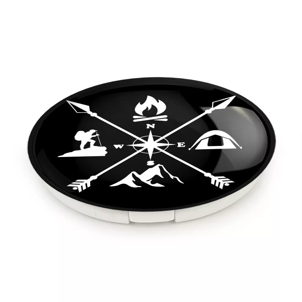 آینه جیبی خندالو طرح کوهنوردی مدل تاشو کد 28787