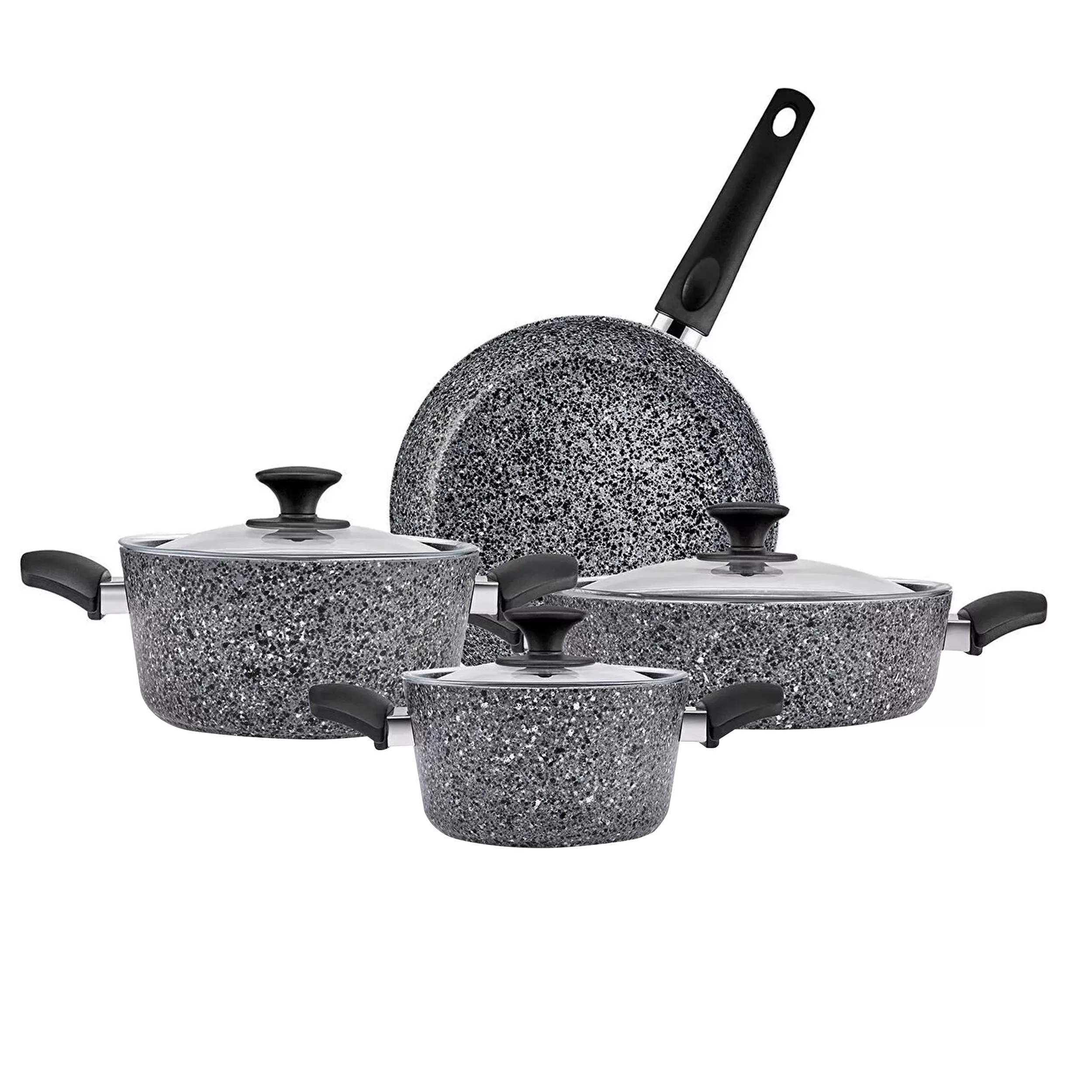 سرویس پخت و پز 7 پارچه کاراجا مدل Gray Rock