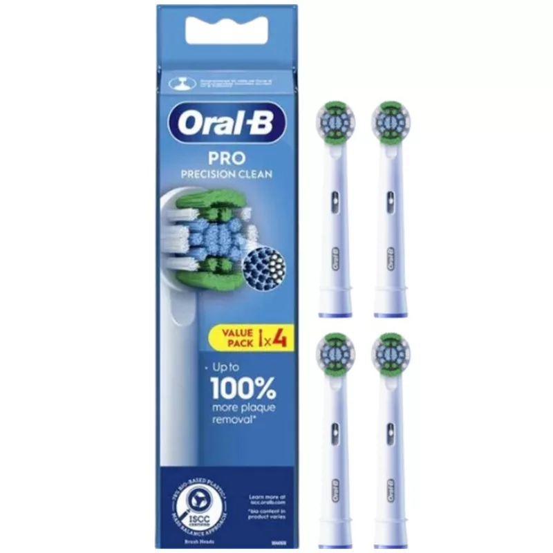 سری یدک مسواک برقی اورال-بی مدل پرسیژن کلین بسته 4 عددی