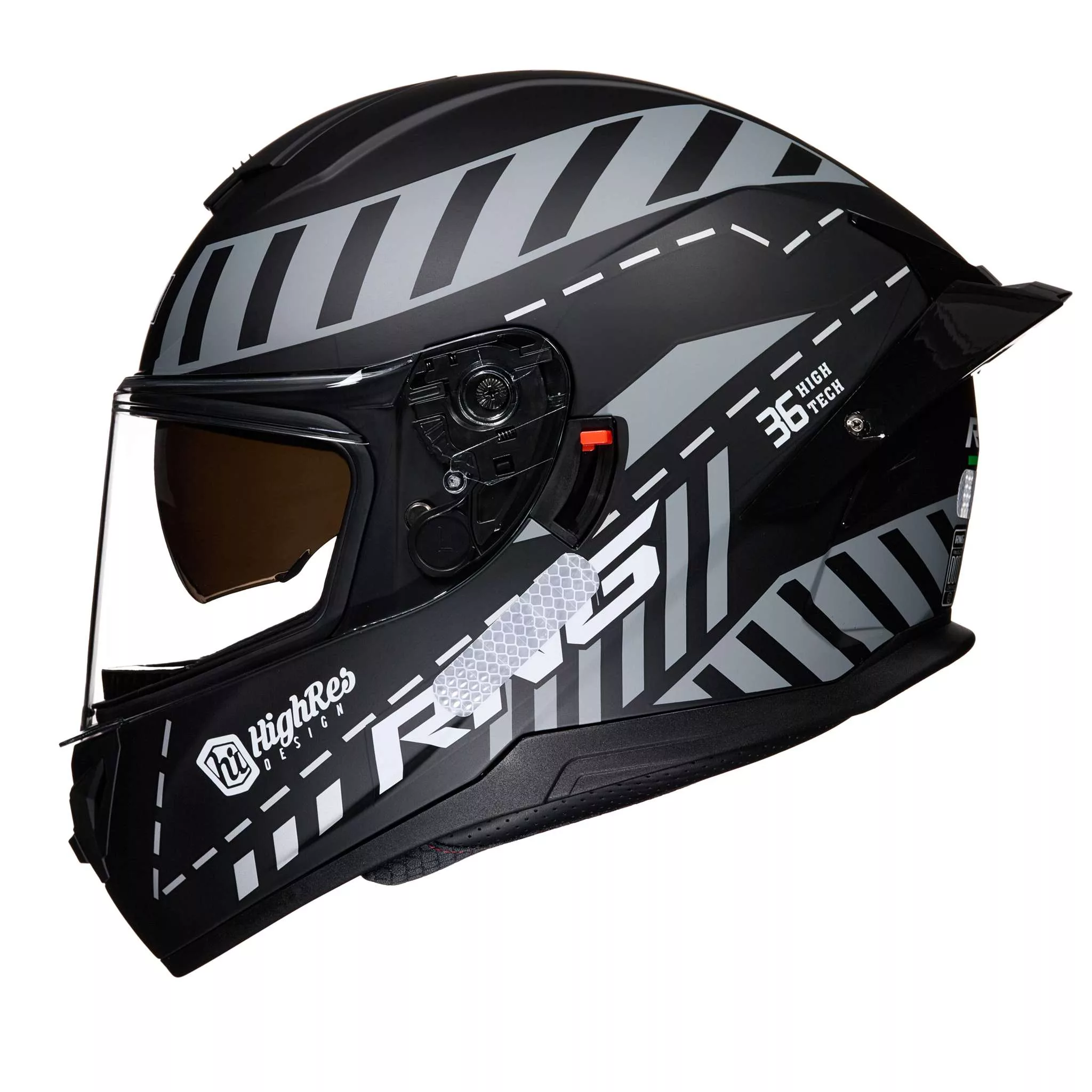 کلاه کاسکت فک ثابت آر ان جی مدل 199BG