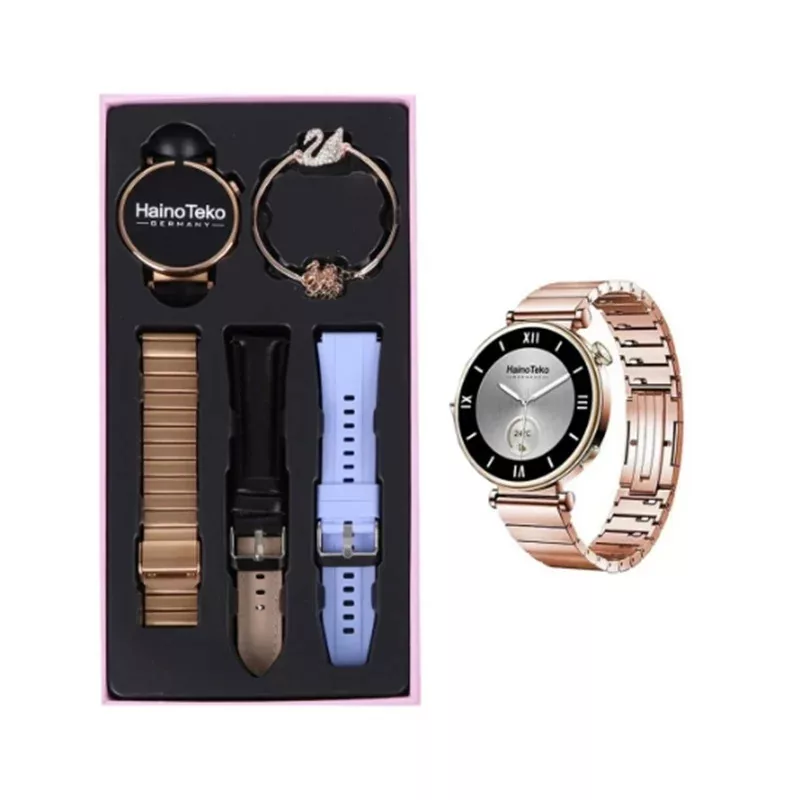 ساعت هوشمند هاینو تکو مدل BGH BEST RW 43 ADVANCED  دارای قابلیت های صفحه نمایش رنگی، صفحه نمایش لمسی، کنترل موسیقی (Music Player)، پشتیبانی از زبان فارسی در منو و سیستم‌عامل بند فلز