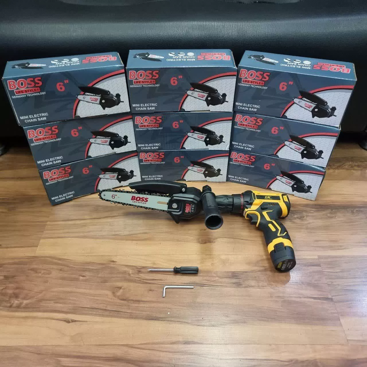 تبدیل دریل به اره زنجیری  باس مدل BS-15