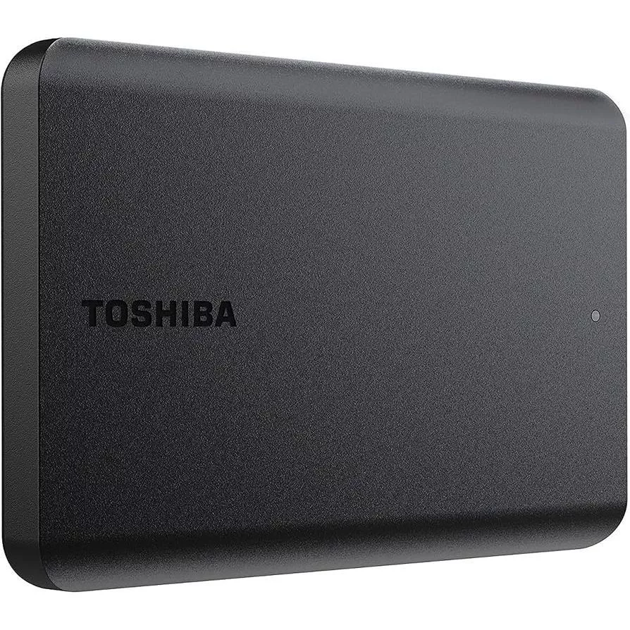هارد اکسترنال توشیبا مدل Canvio Basics ظرفیت یک ترابایت دارای رابط USB Type-A 3.0