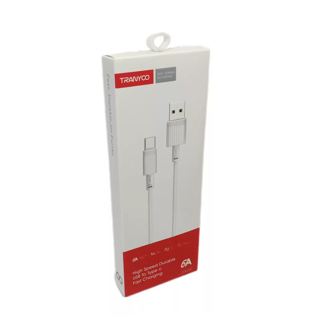 کابل تبدیل USB به USB-C ترانیو مدل  T-S13C  طول 1 متر